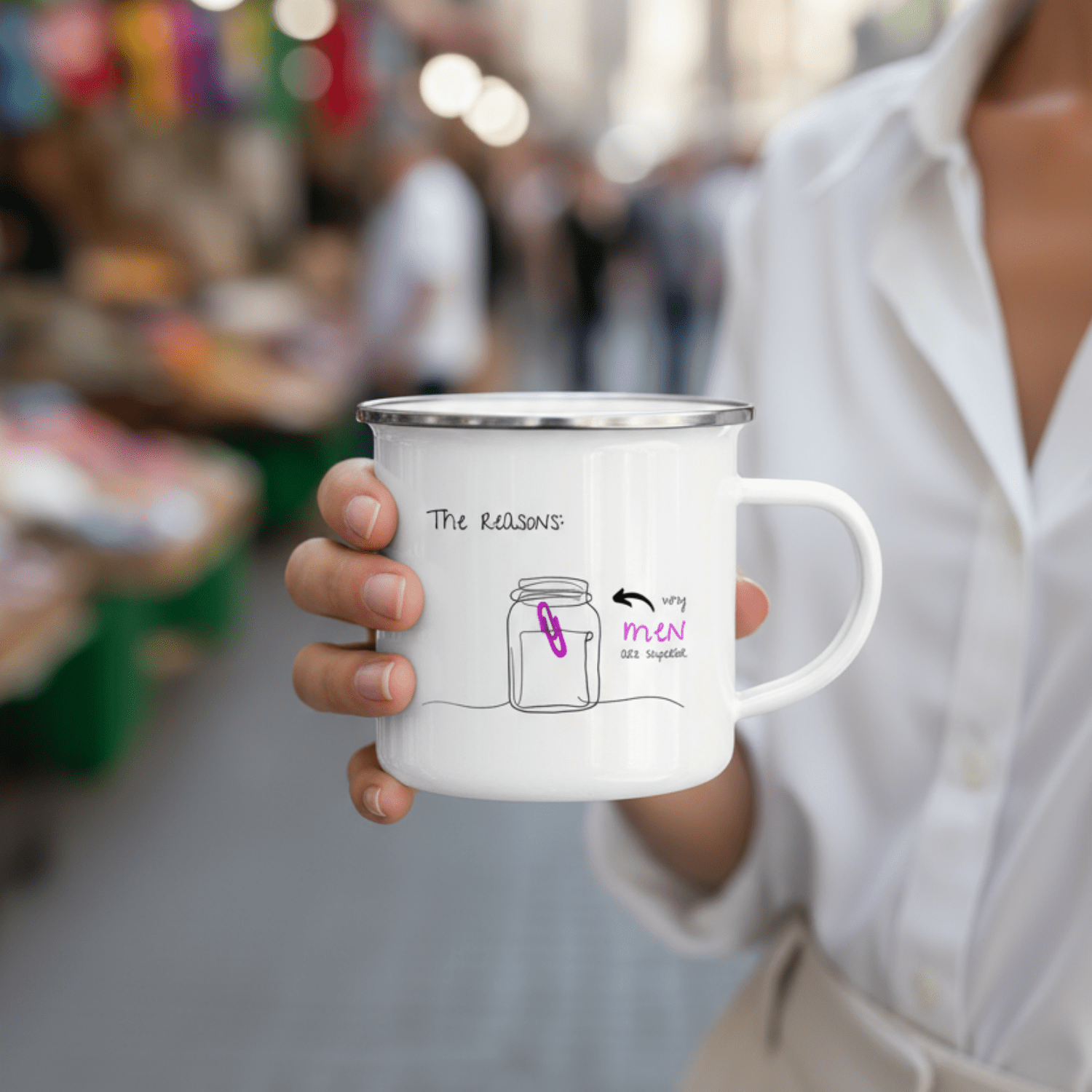 No Shit Shirts - Tasse: The reasons why men are superior: - Gender Roles - basic