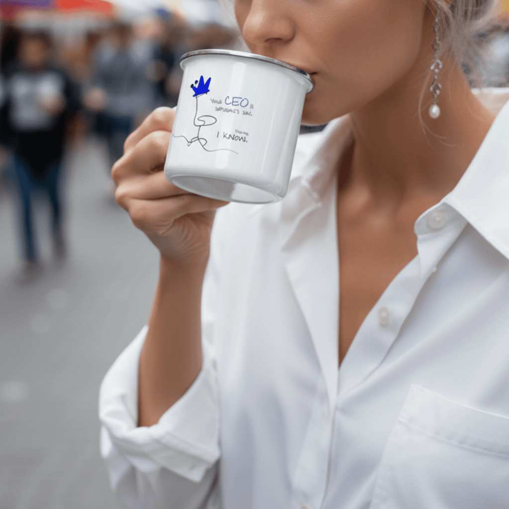 No Shit Shirts - Tasse: Your CEO is someone’s son. Shocking, I know. - Equal Pay - basic