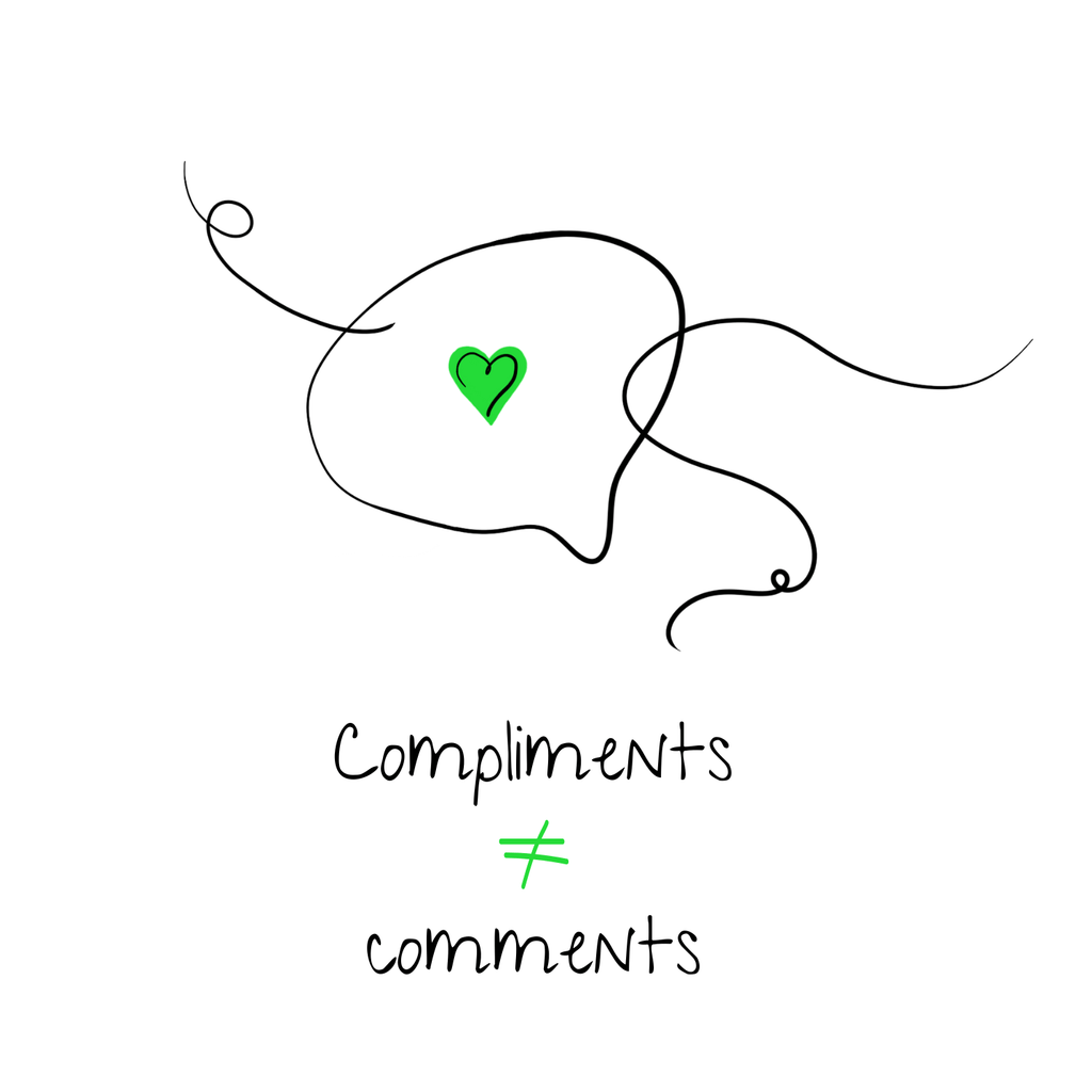 No Shit Shirts - Trinkflasche: Compliments ≠ comments. - Mansplaining - basic