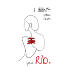 No Shit Shirts - Trinkflasche: I didn’t come from your rib. - Body & Autonomy & Sexism - basic