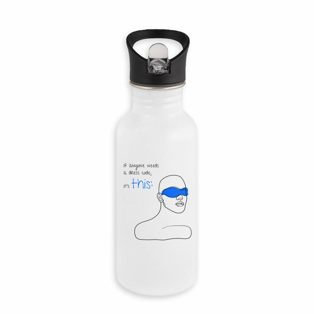 No Shit Shirts - Trinkflasche: If anyone needs a dress code, it’s this: - Mansplaining - basic