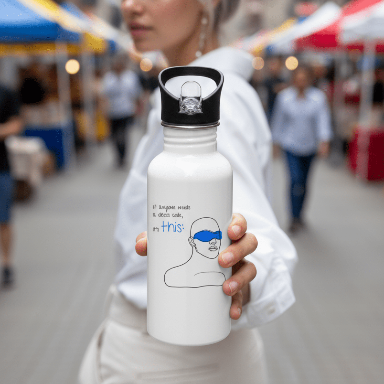 No Shit Shirts - Trinkflasche: If anyone needs a dress code, it’s this: - Mansplaining - basic