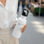 No Shit Shirts - Trinkflasche: My invoice includes unsolicited advice. - Mansplaining - basic