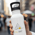 No Shit Shirts - Trinkflasche: No Shit! - Society & Patriarchy - basic