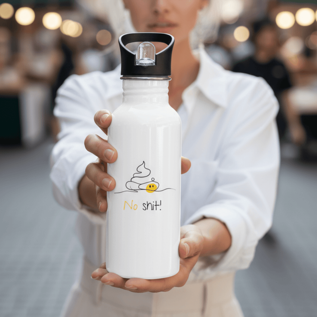 No Shit Shirts - Trinkflasche: No Shit! - Society & Patriarchy - basic