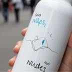 No Shit Shirts - Trinkflasche: Send Naps, Not Nudes - Body & Autonomy & Sexism - basic