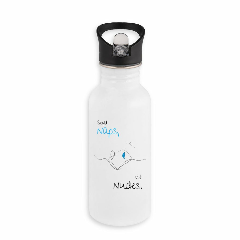 No Shit Shirts - Trinkflasche: Send Naps, Not Nudes - Body & Autonomy & Sexism - basic