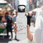 No Shit Shirts - Trinkflasche: Support women, even when they don’t share your last name. - Society & Patriarchy - basic