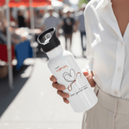 No Shit Shirts - Trinkflasche: Support women, even when they don’t share your last name. - Society & Patriarchy - basic