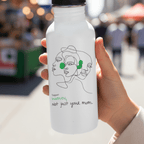 No Shit Shirts - Trinkflasche: Support women. Not just your mom - Society & Patriarchy - basic