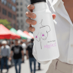 No Shit Shirts - Trinkflasche: We all have nipples! - Body & Autonomy & Sexism - basic
