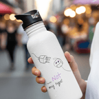 No Shit Shirts - Trinkflasche: Your not my type - Body & Autonomy & Sexism - basic