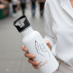 No Shit Shirts - Trinkflasche: Zero Fucks - Society & Patriarchy - basic